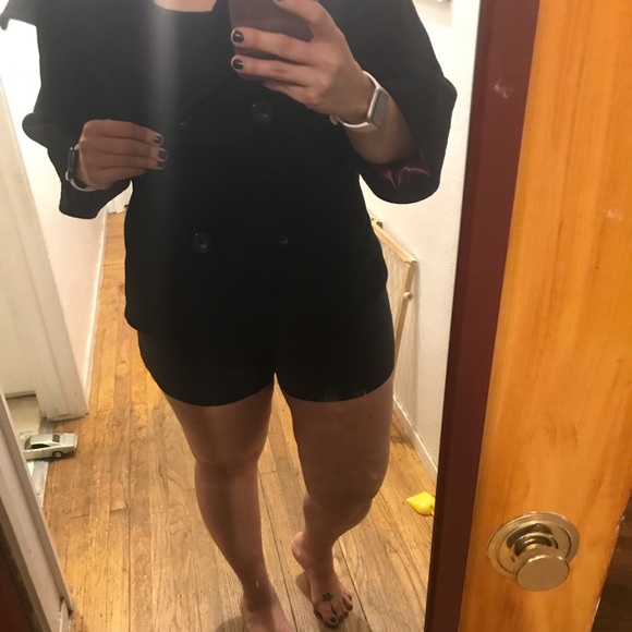 Old Navy black Pea Coat - Picture 7 of 8